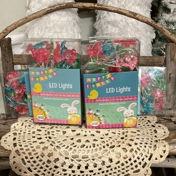 BUNNIES LED STRING LIGHTS 4 SETS - Picture 1 of 7